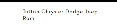 Tutton Chrysler Dodge Jeep Ram