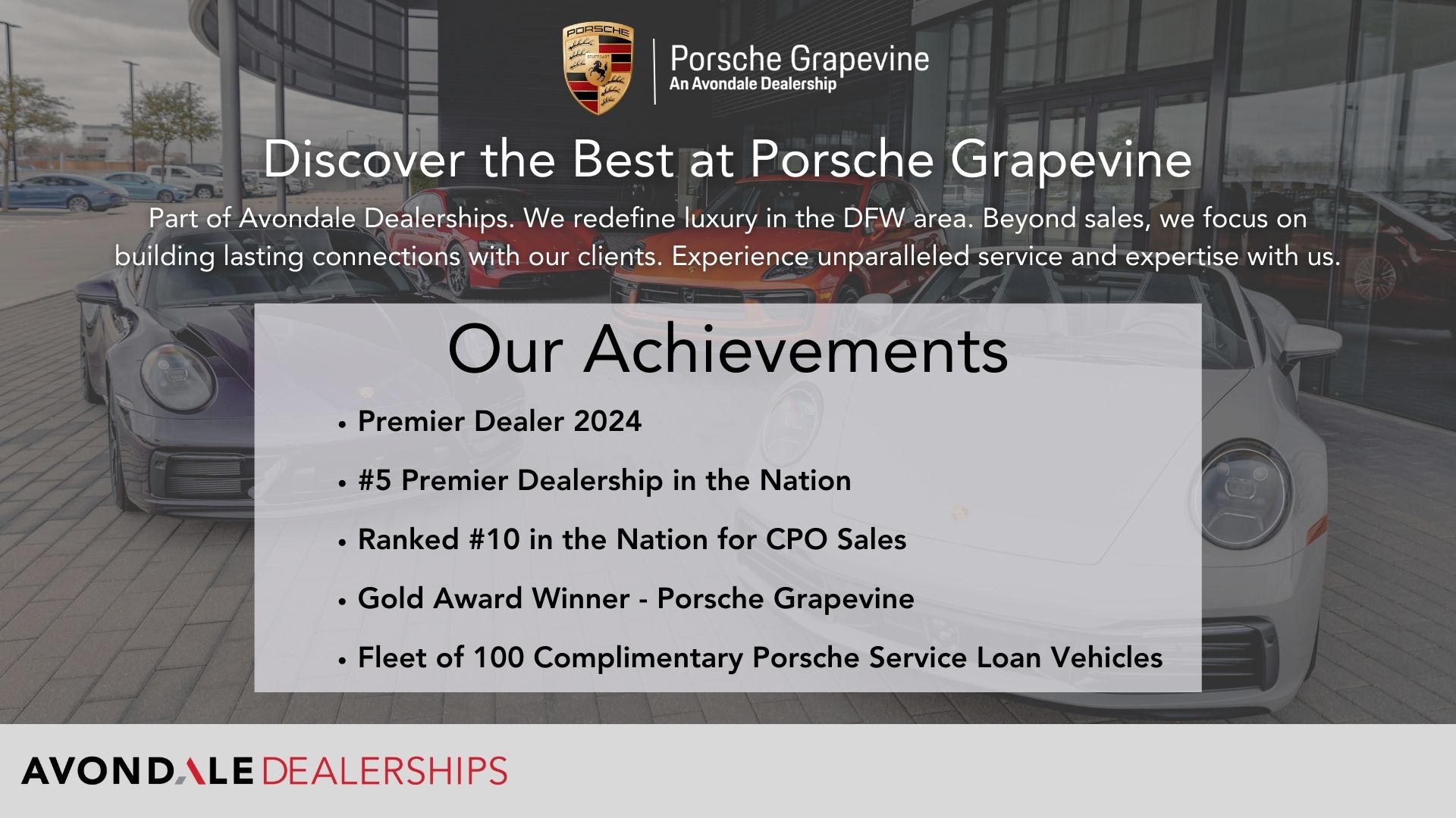 Porsche Grapevine - An Avondale Dealership