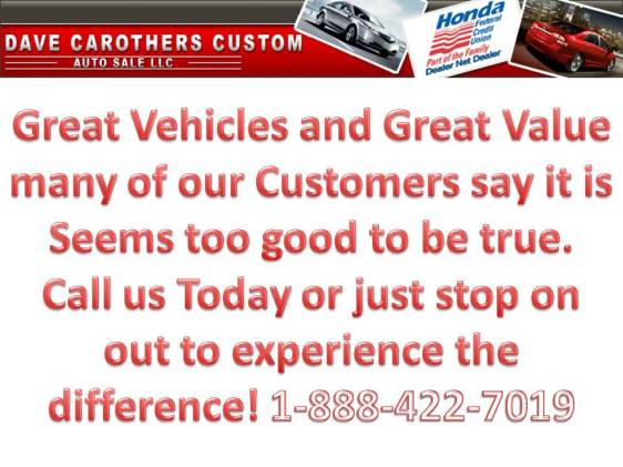 Dave Carothers Custom Auto Sale LLC