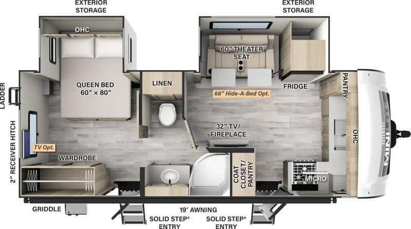 2024 Forest River Rockwood Mini Lite 2516s 25ft for Sale