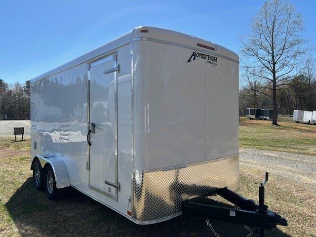 2024 Homesteader Hercules 7x16 w/Rear Ramp, 6'6" Tall for Sale