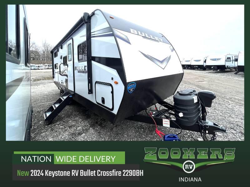 2024 Keystone Bullet Crossfire Double Axle 2290BH 26ft for Sale